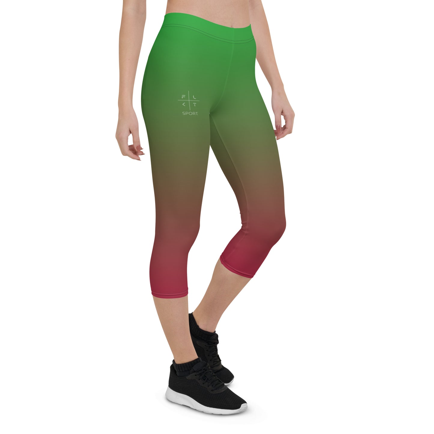 Forest Flame FLAKOUT Sport Women's Capri Leggings - FLAKOUT