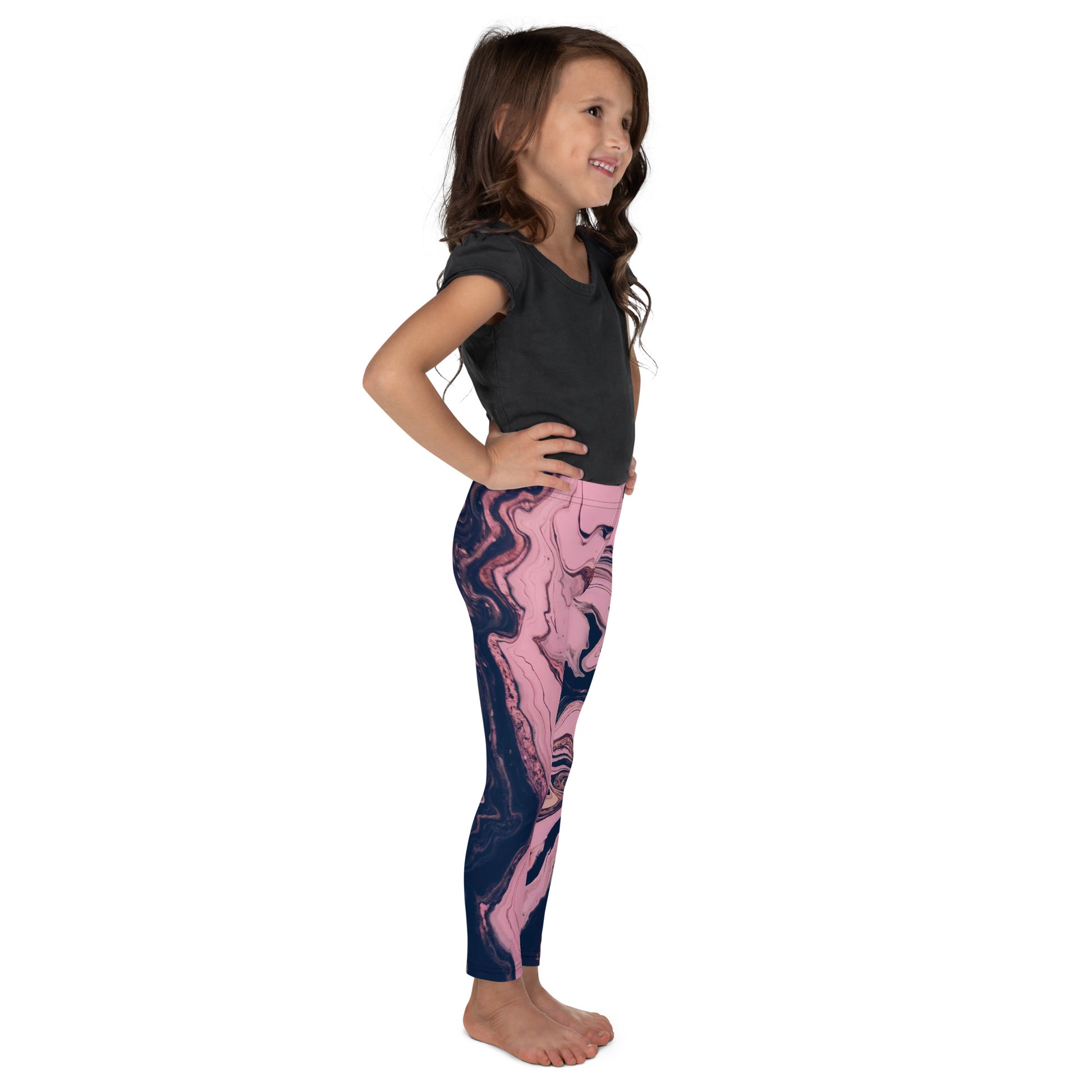 Azure Twilight Girl's Leggings - FLAKOUT