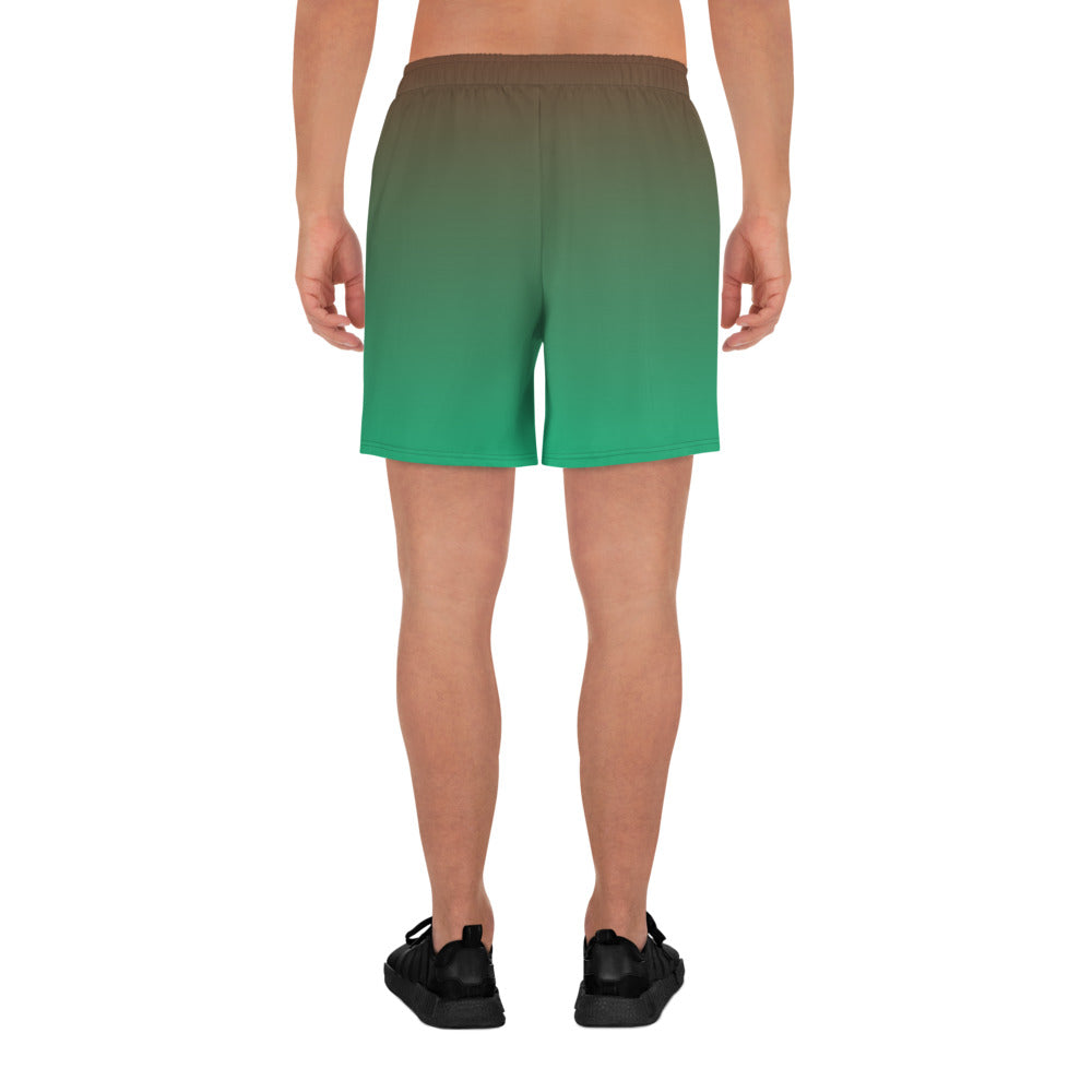 FLAKOUT Sport Lively Leaf Men's Recycled Athletic Shorts - FLAKOUT