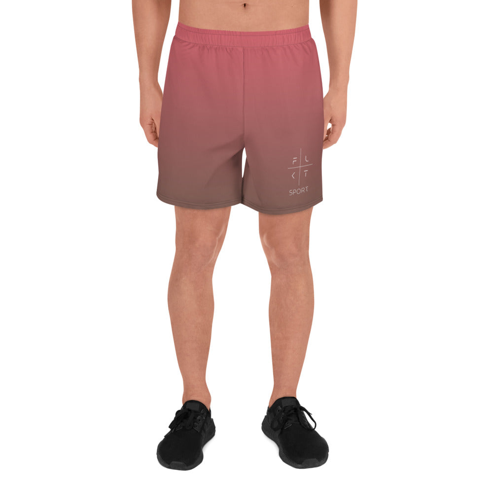 FLAKOUT Sport Rouge Fusion Men's Recycled Athletic Shorts - FLAKOUT