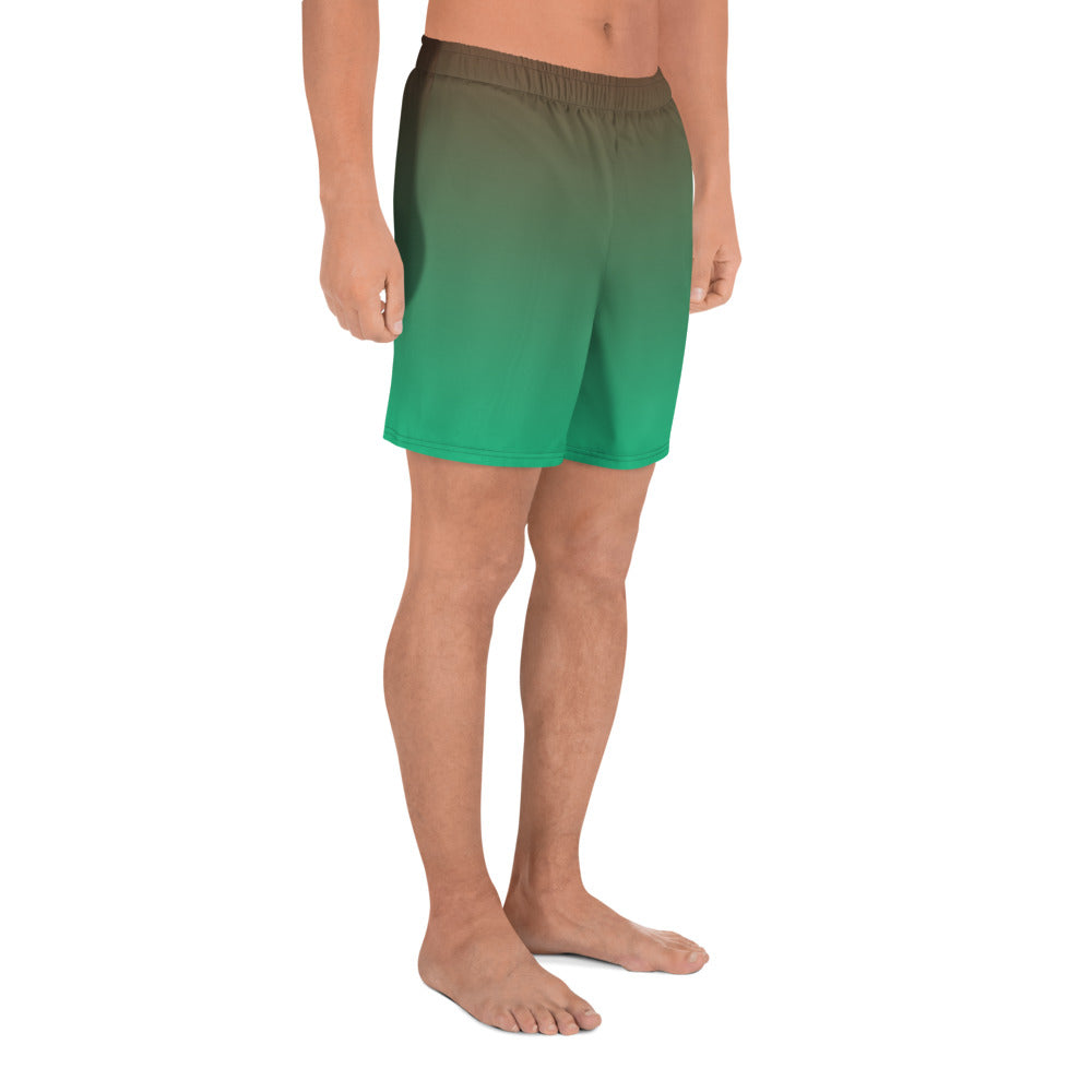 FLAKOUT Sport Lively Leaf Men's Recycled Athletic Shorts - FLAKOUT