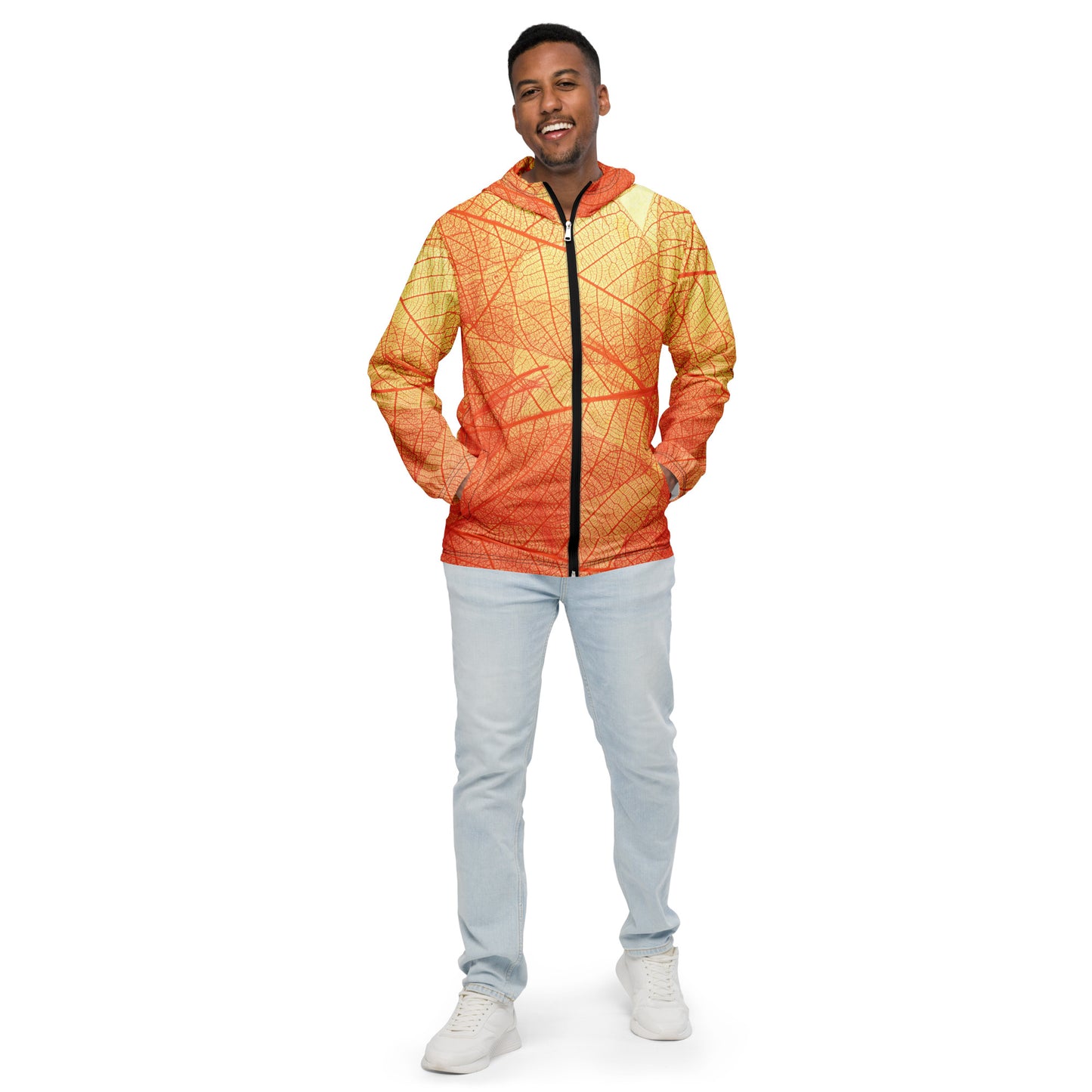 Vermilion Wisps Waterproof Windbreaker - FLAKOUT