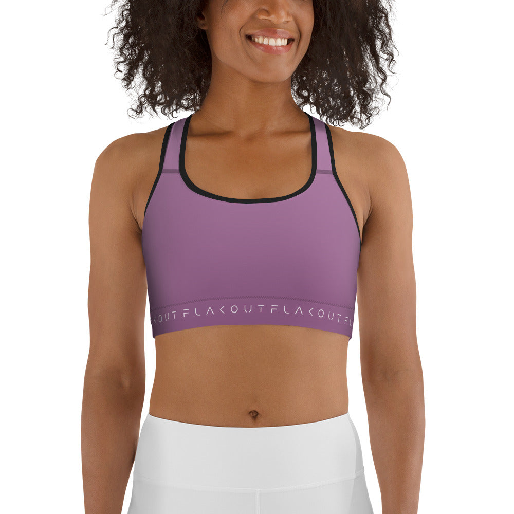 Violet Ecstasy Women's Sports Performance Bra - FLAKOUT