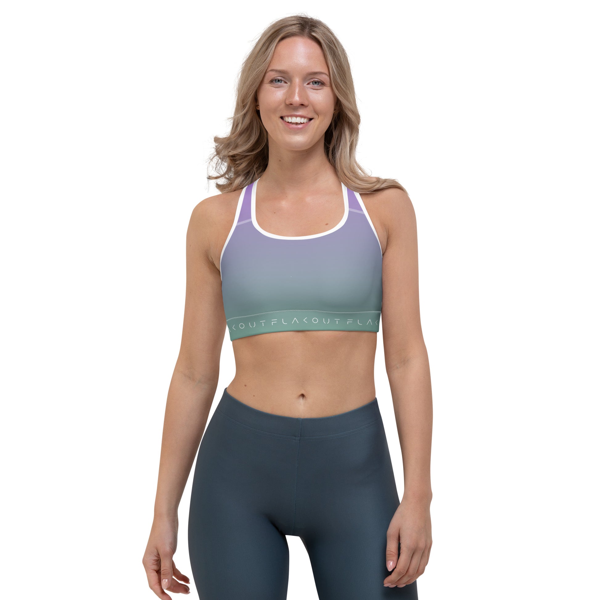 Lavender Lullaby Women's Sports Performance Bra - FLAKOUT