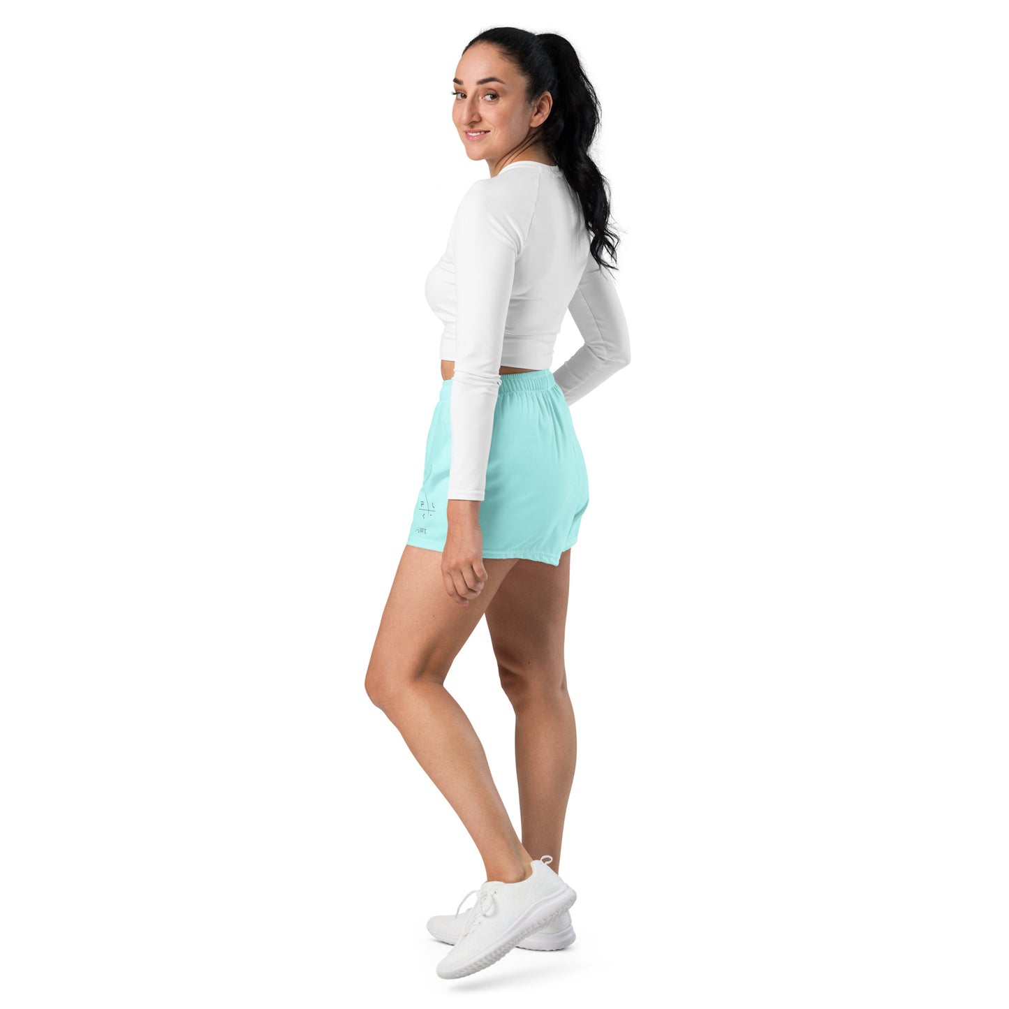 FLAKOUT Sport Crystal Lagoon Women’s Recycled Athletic Shorts - FLAKOUT