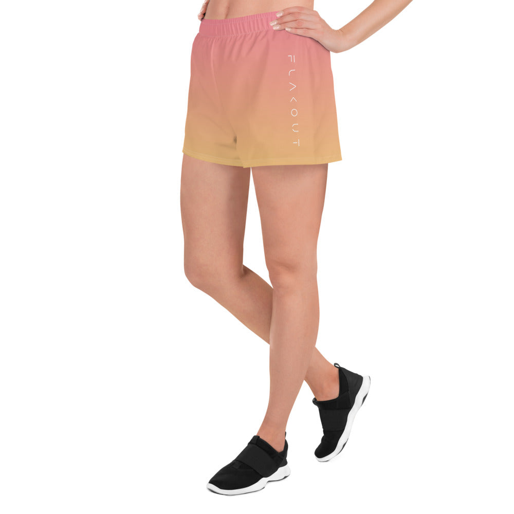 Sunset Sherbet Women’s Recycled Shorts - FLAKOUT