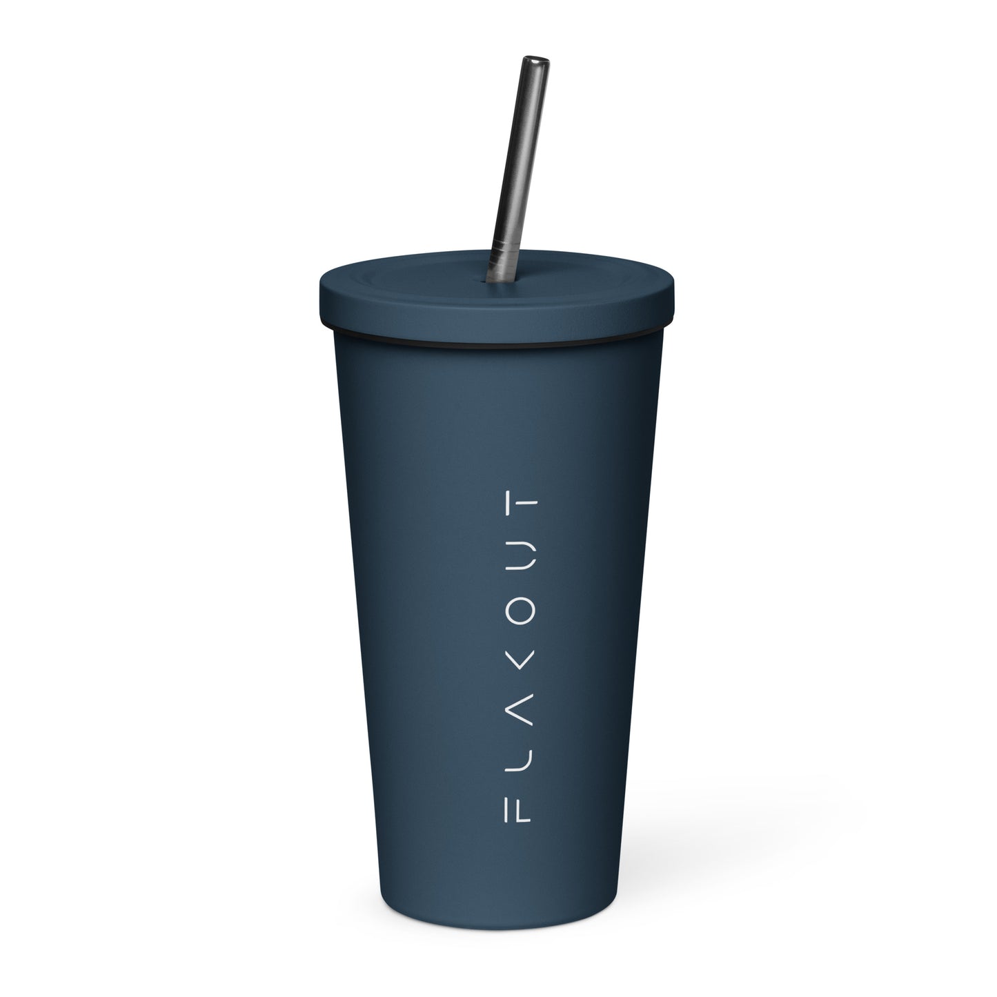 Vivid Existence Live Your Life Insulated Tumbler With A Straw - FLAKOUT