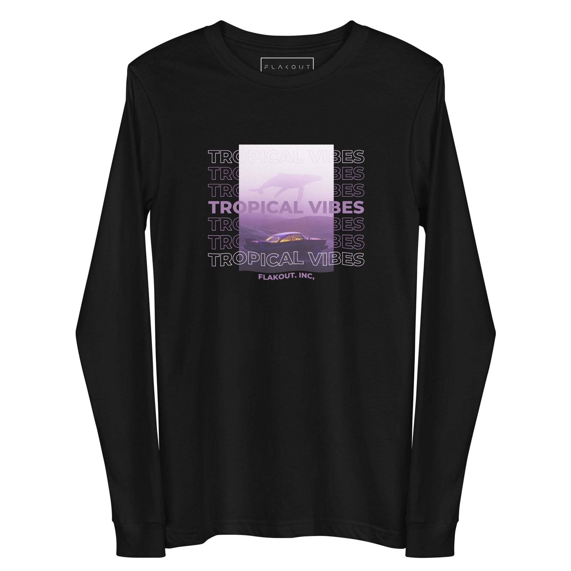 Tropical Vibes Odyssey Long Sleeve Tee - FLAKOUT