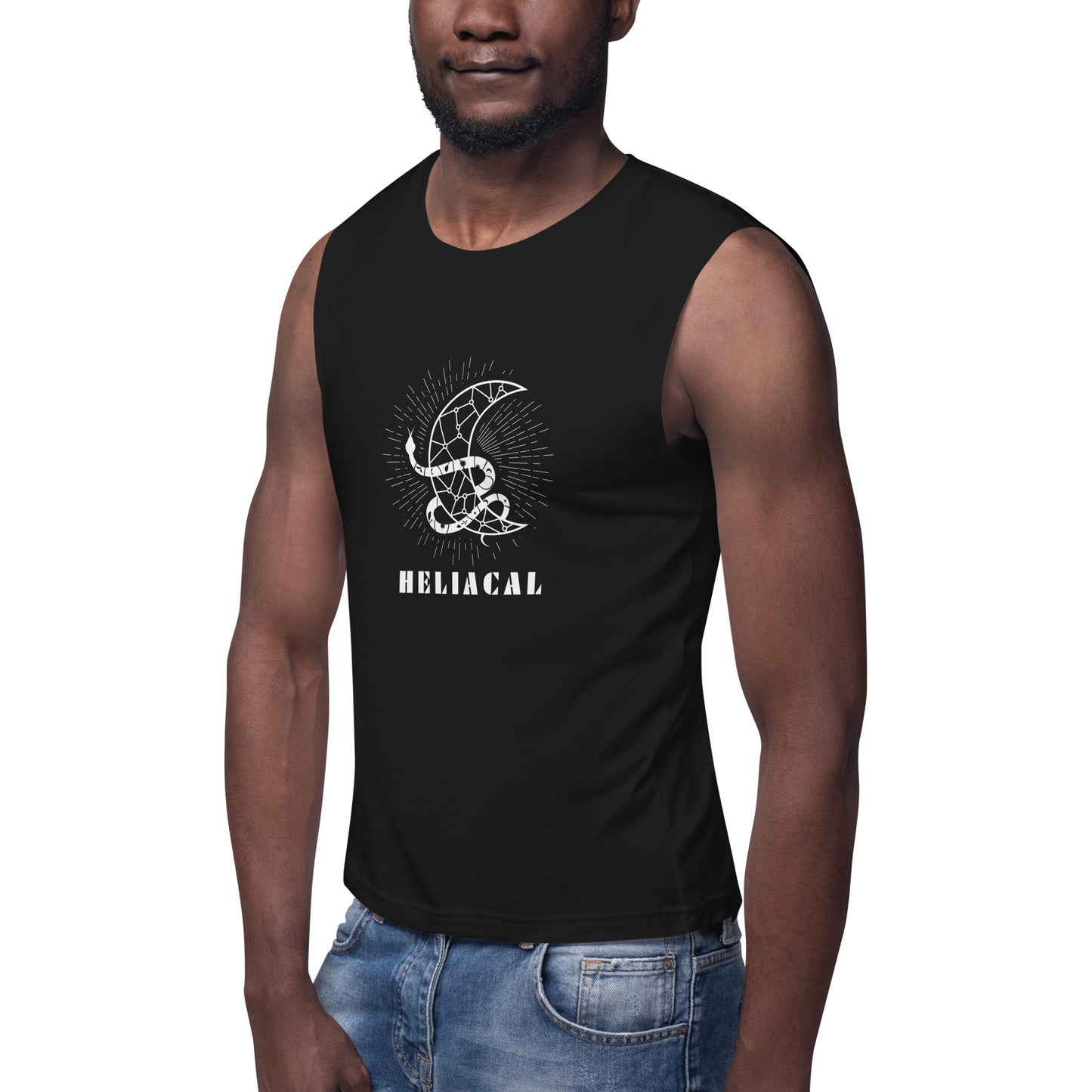 Celestial Heliacal Glow Muscle Shirt - FLAKOUT