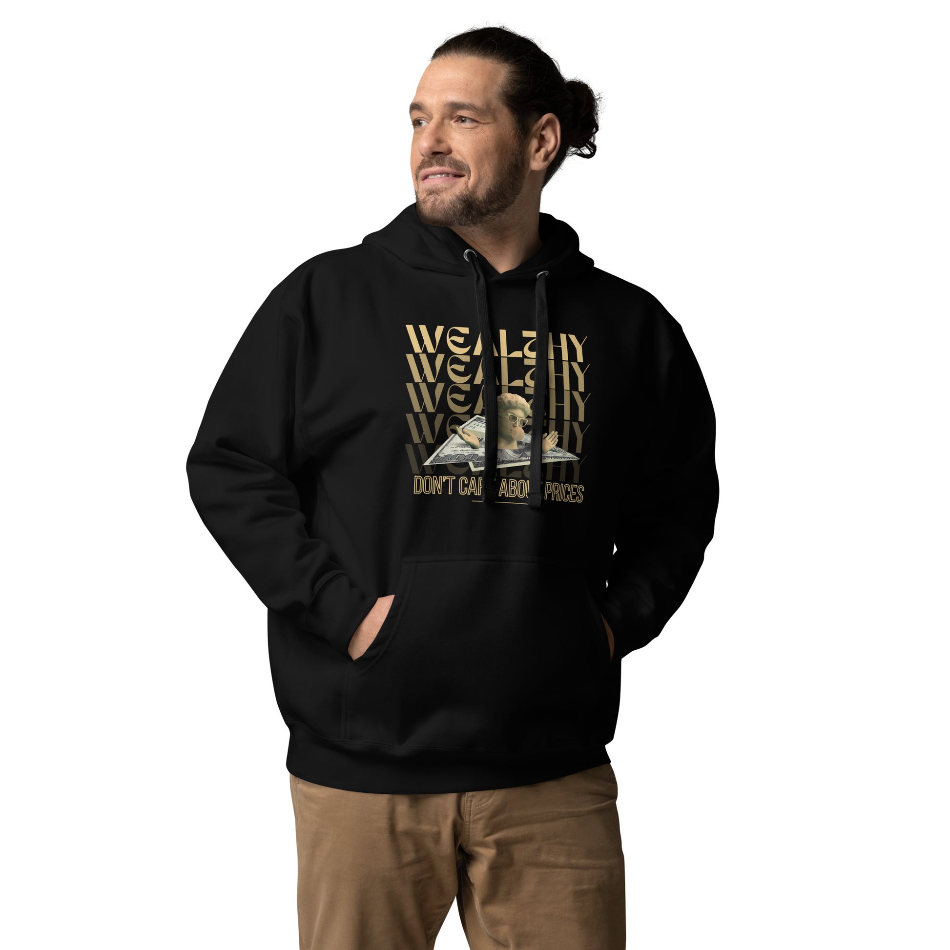 Wealthy Don't Care About Prices Unisex Hoodie - FLAKOUT