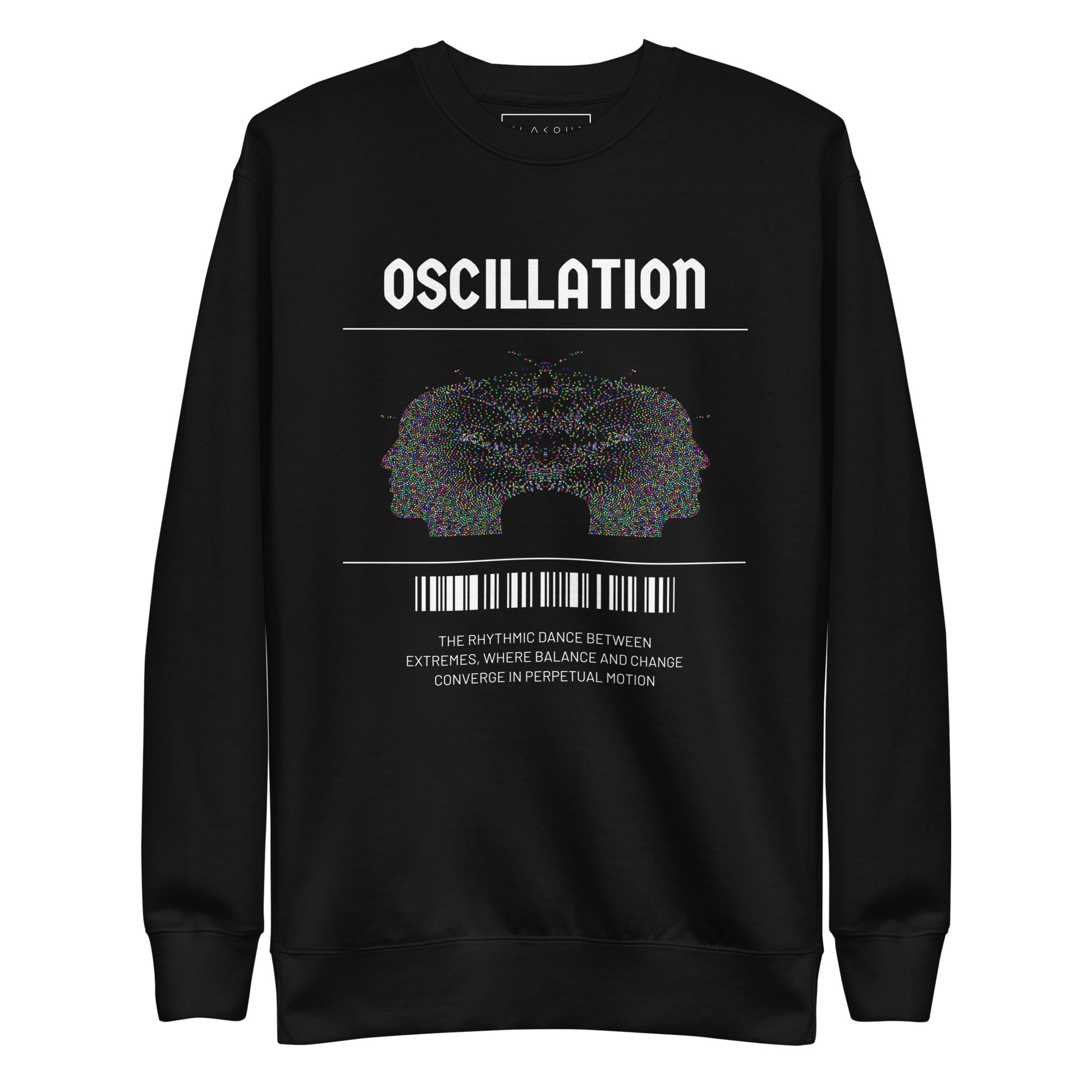 Oscillation Unisex Fleece Sweatshirt - FLAKOUT