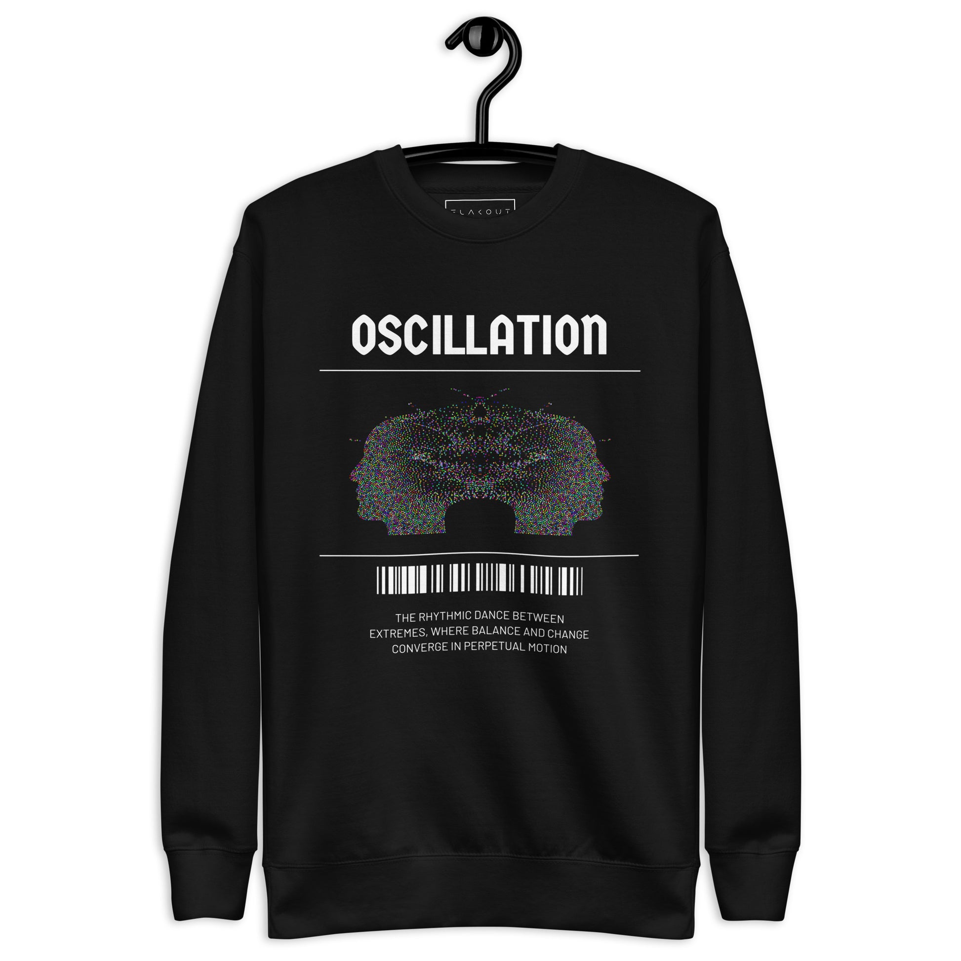 Oscillation Unisex Fleece Sweatshirt - FLAKOUT