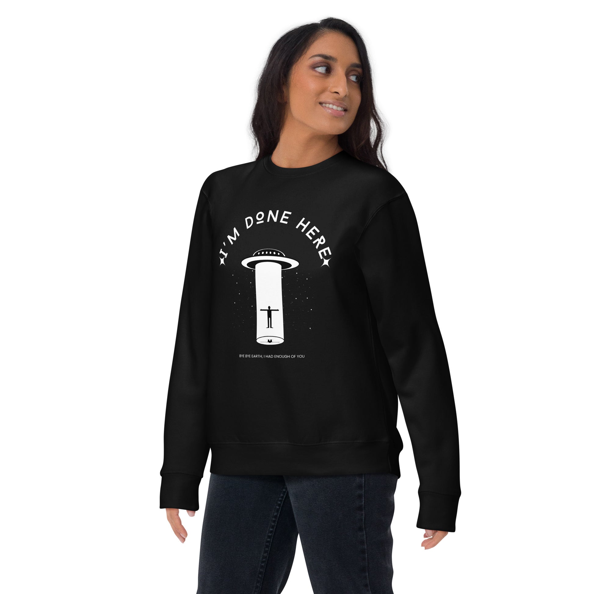 I'm Done Here Unisex Fleece Sweatshirt - FLAKOUT