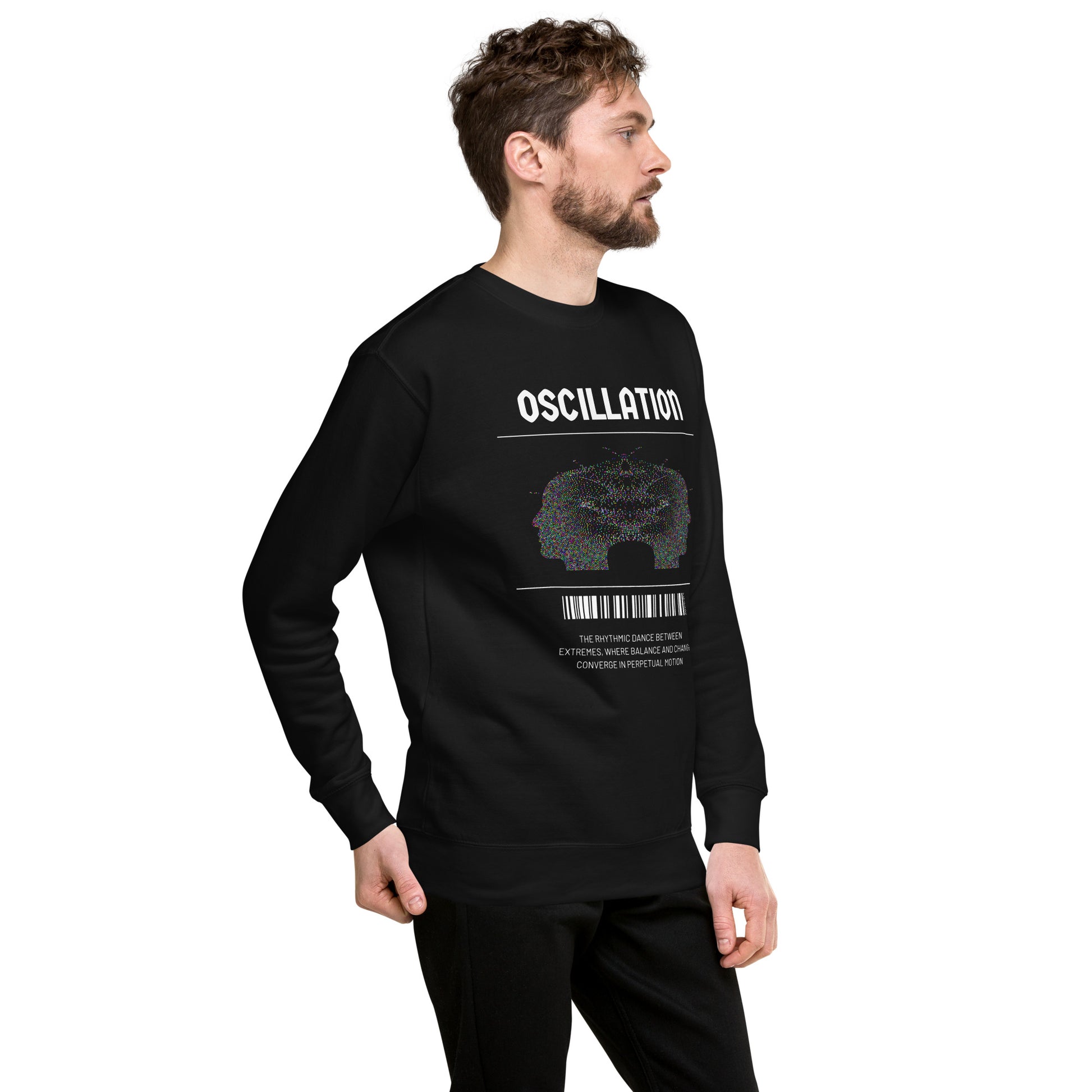 Oscillation Unisex Fleece Sweatshirt - FLAKOUT