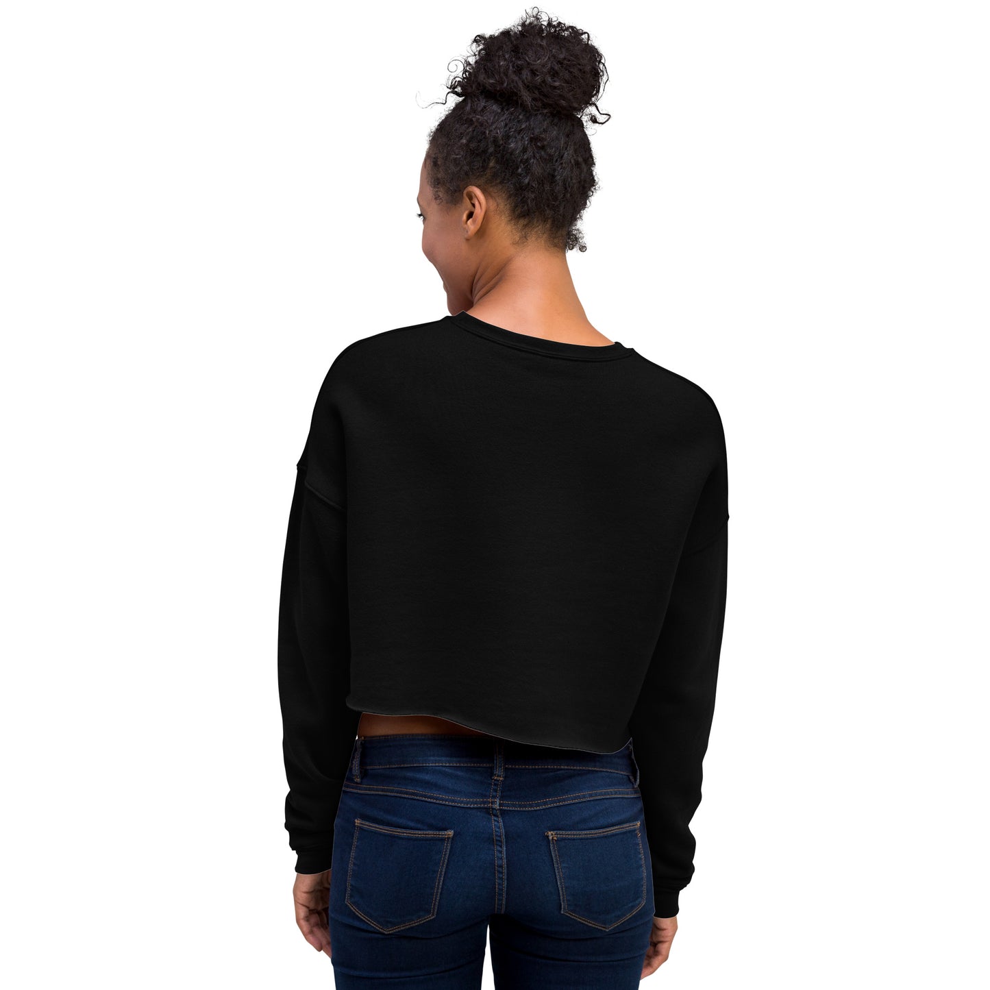 Limerence Women's Crop Sweatshirt - Black - FLAKOUT