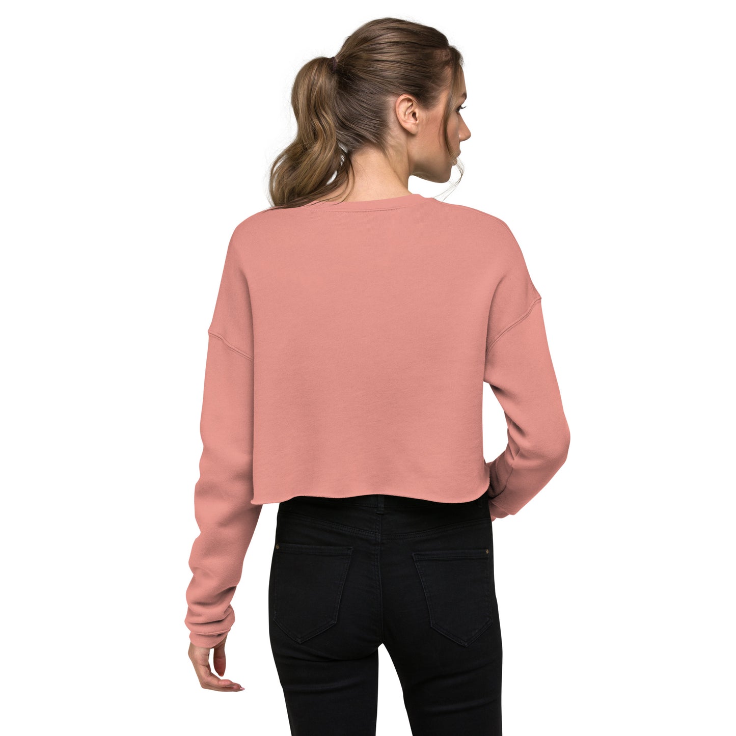 Limerence Women's Crop Sweatshirt - Mauve - FLAKOUT