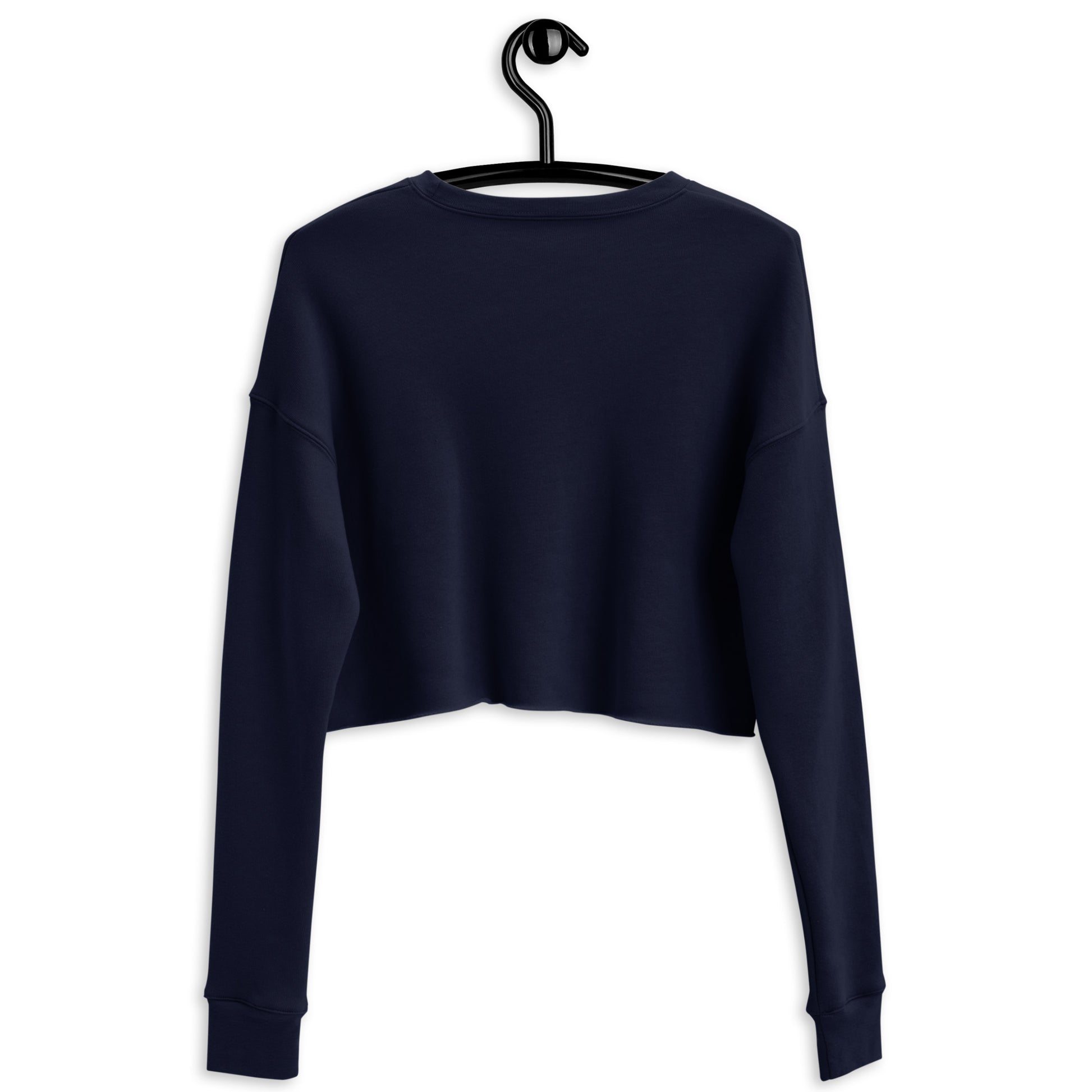 Gorgeous Opullent Allure Women's Crop Sweatshirt - Navy - FLAKOUT