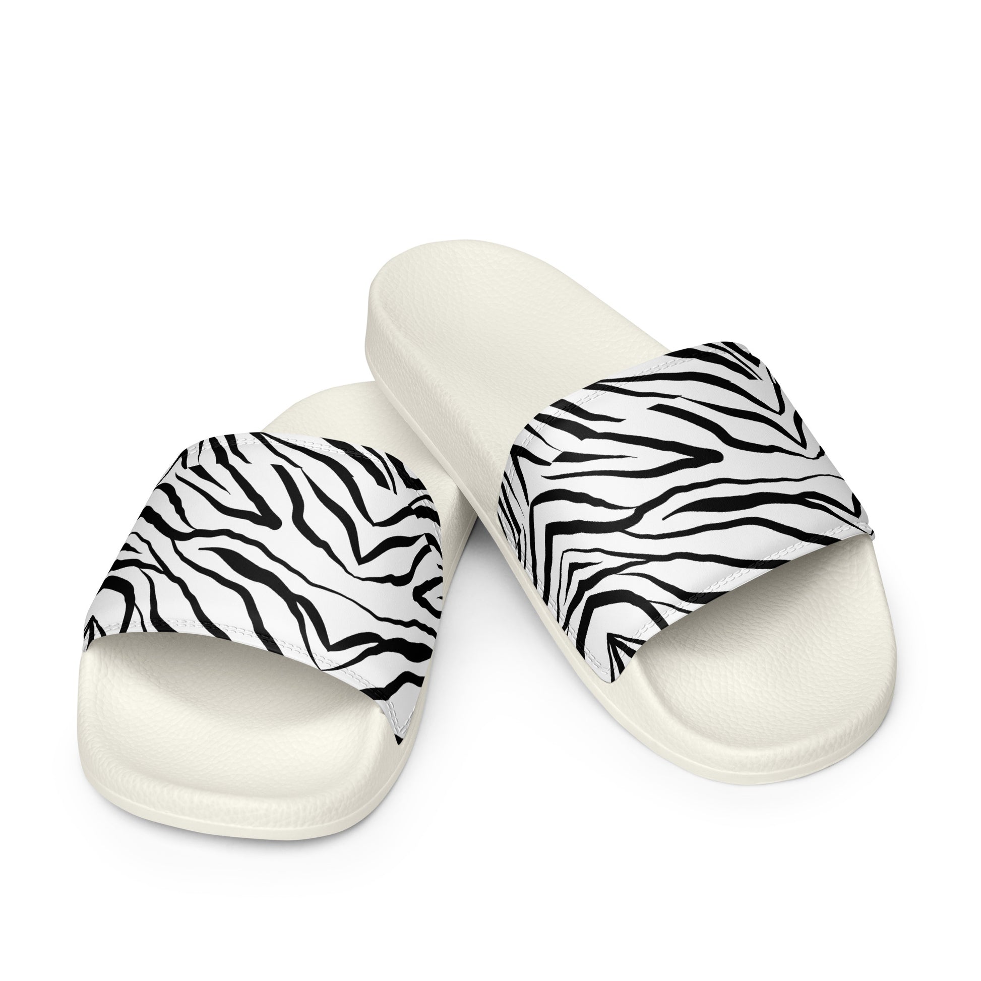 Striped Zebra Vibrance Women's Slides - FLAKOUT