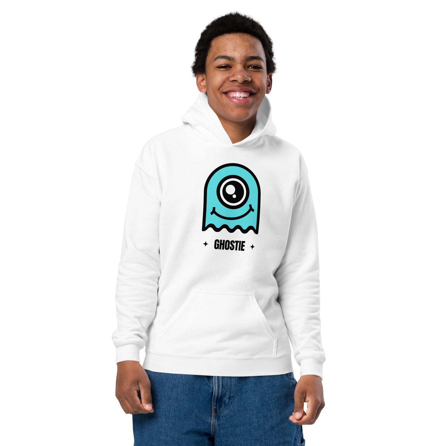 Ghostie Kid's Snug Blend Hoodie - FLAKOUT