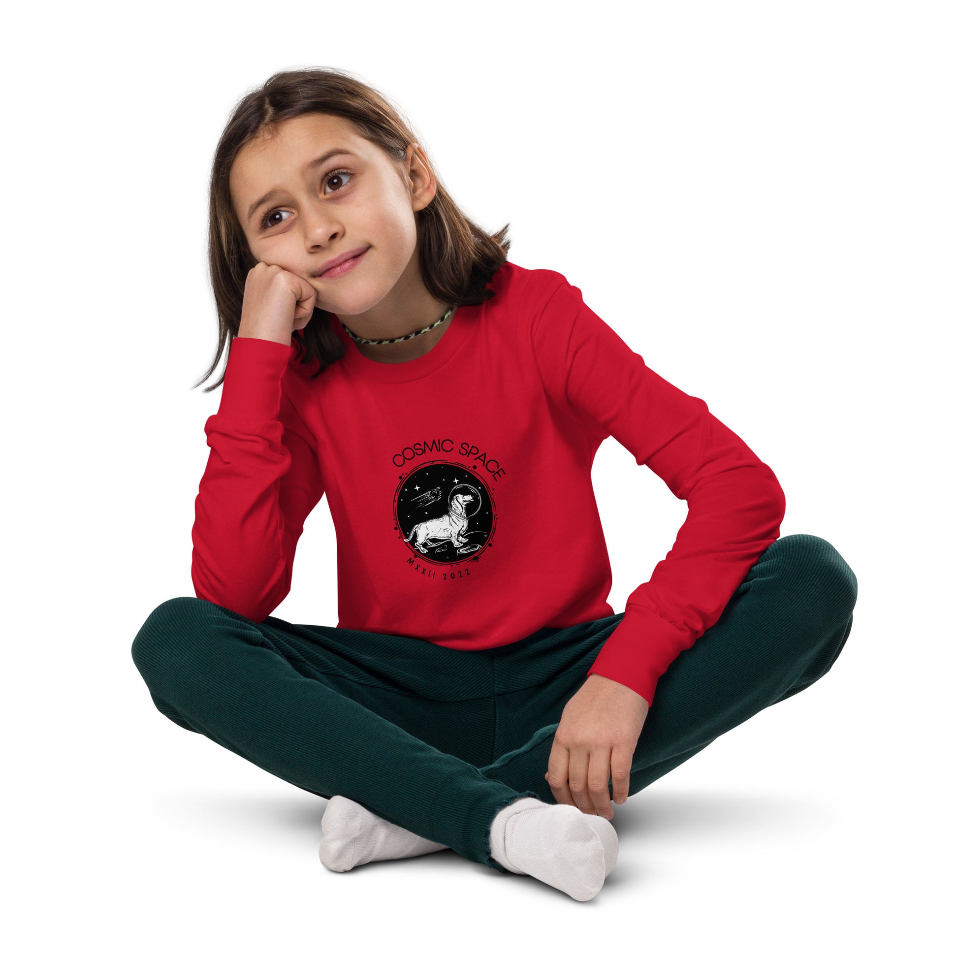 Kid's Long Sleeve Shirt Cosmic Space - FLAKOUT