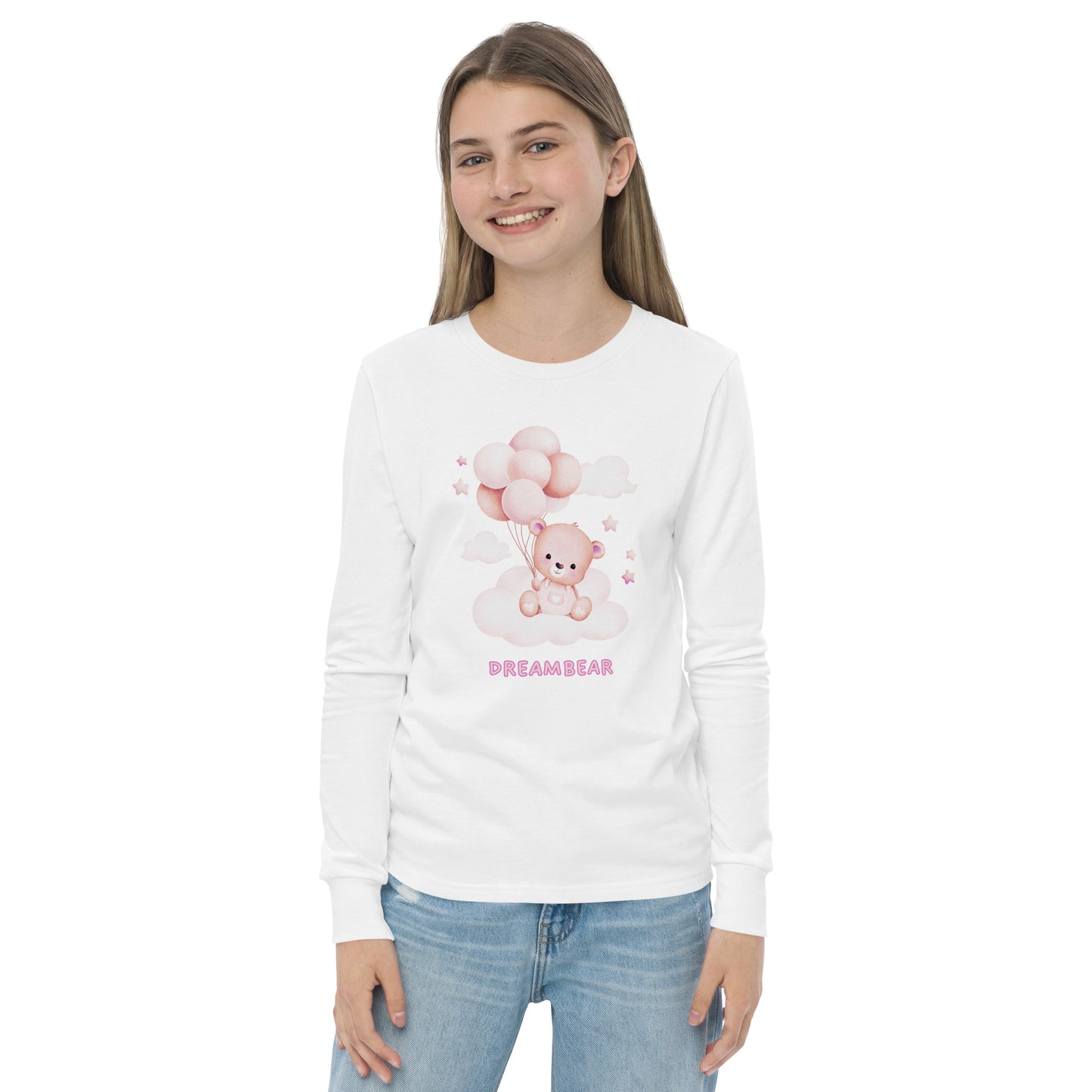 Dreambear Girl's Long Sleeve Tee - FLAKOUT