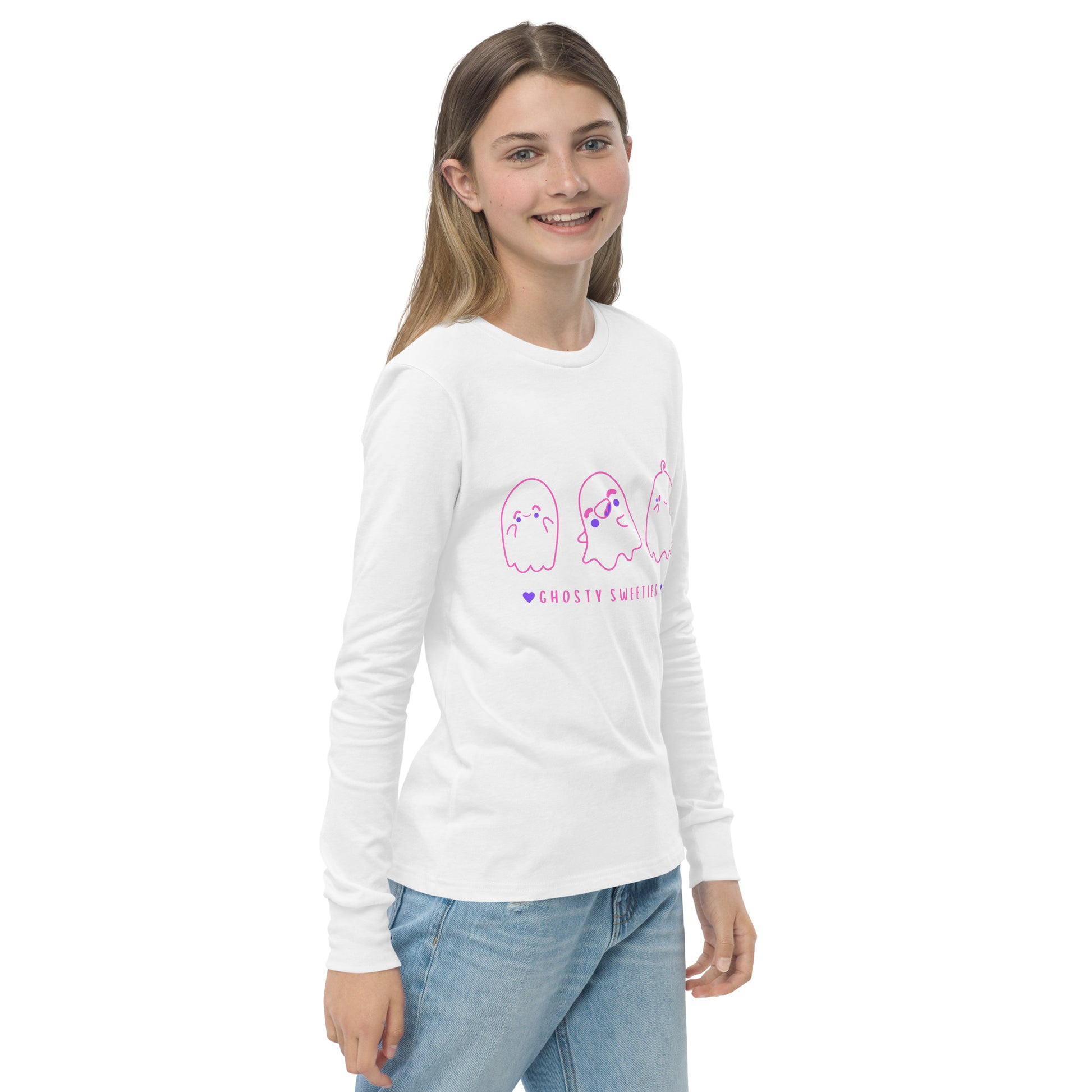 Ghosty Sweeties Girl's Long Sleeve Tee - FLAKOUT