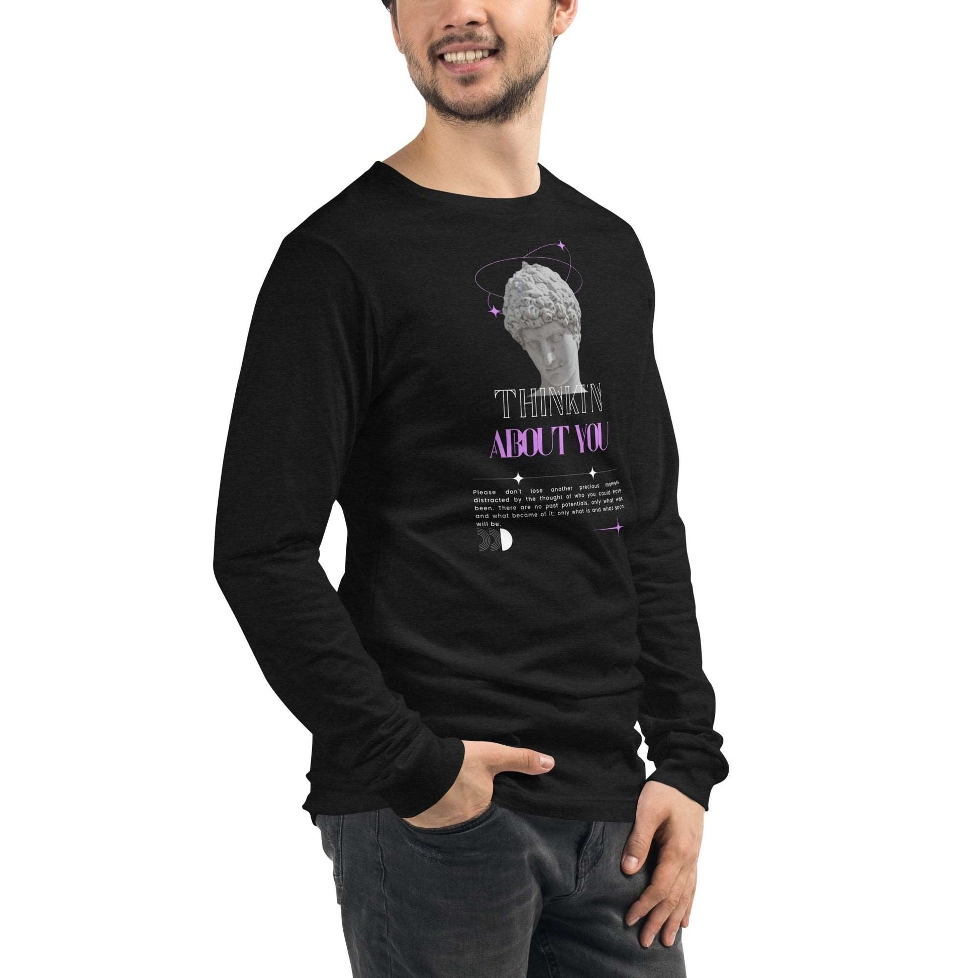 Mindfully Thinki'n About You Long Sleeve Tee - FLAKOUT