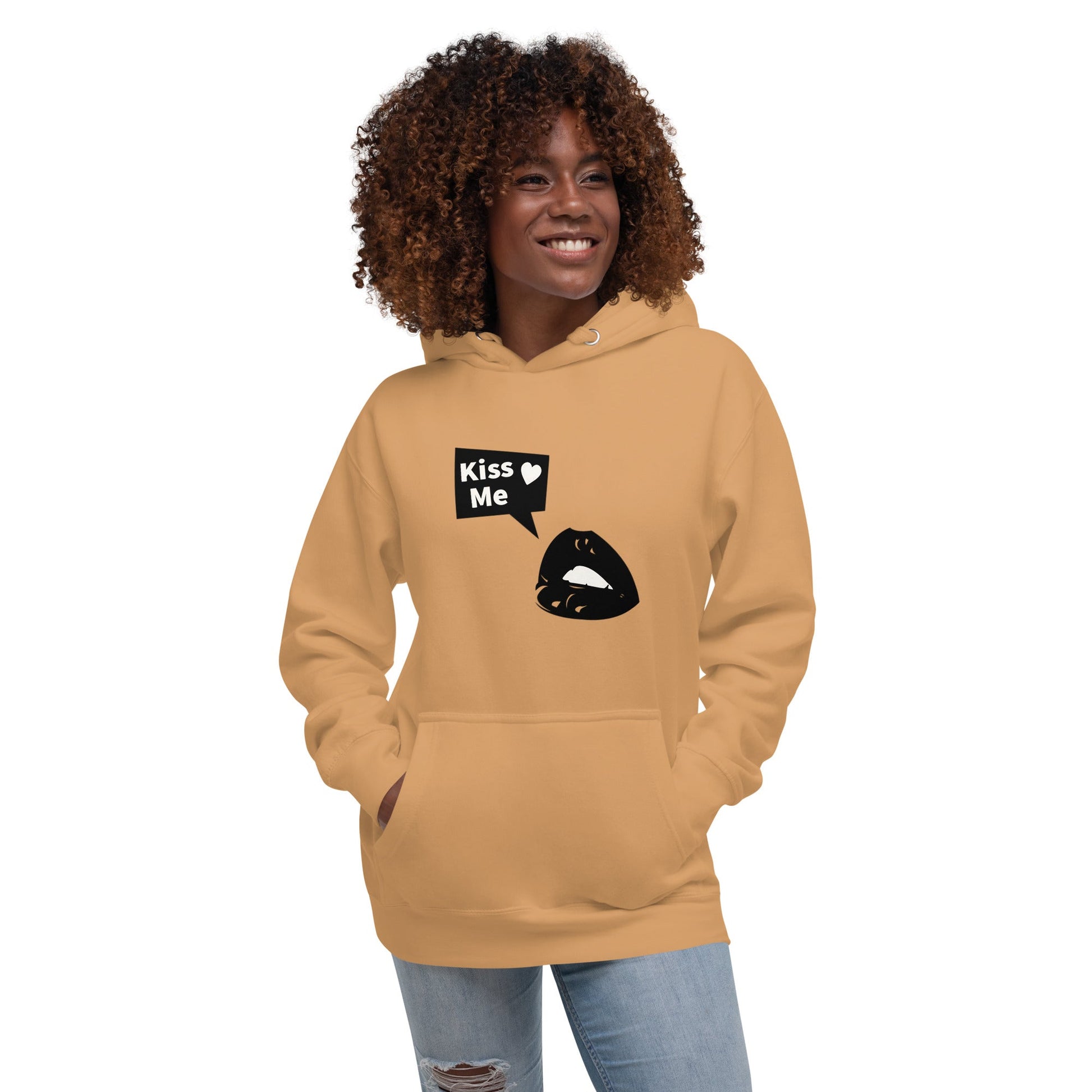 Sweet Talker Kiss Me Women's Hoodie - FLAKOUT