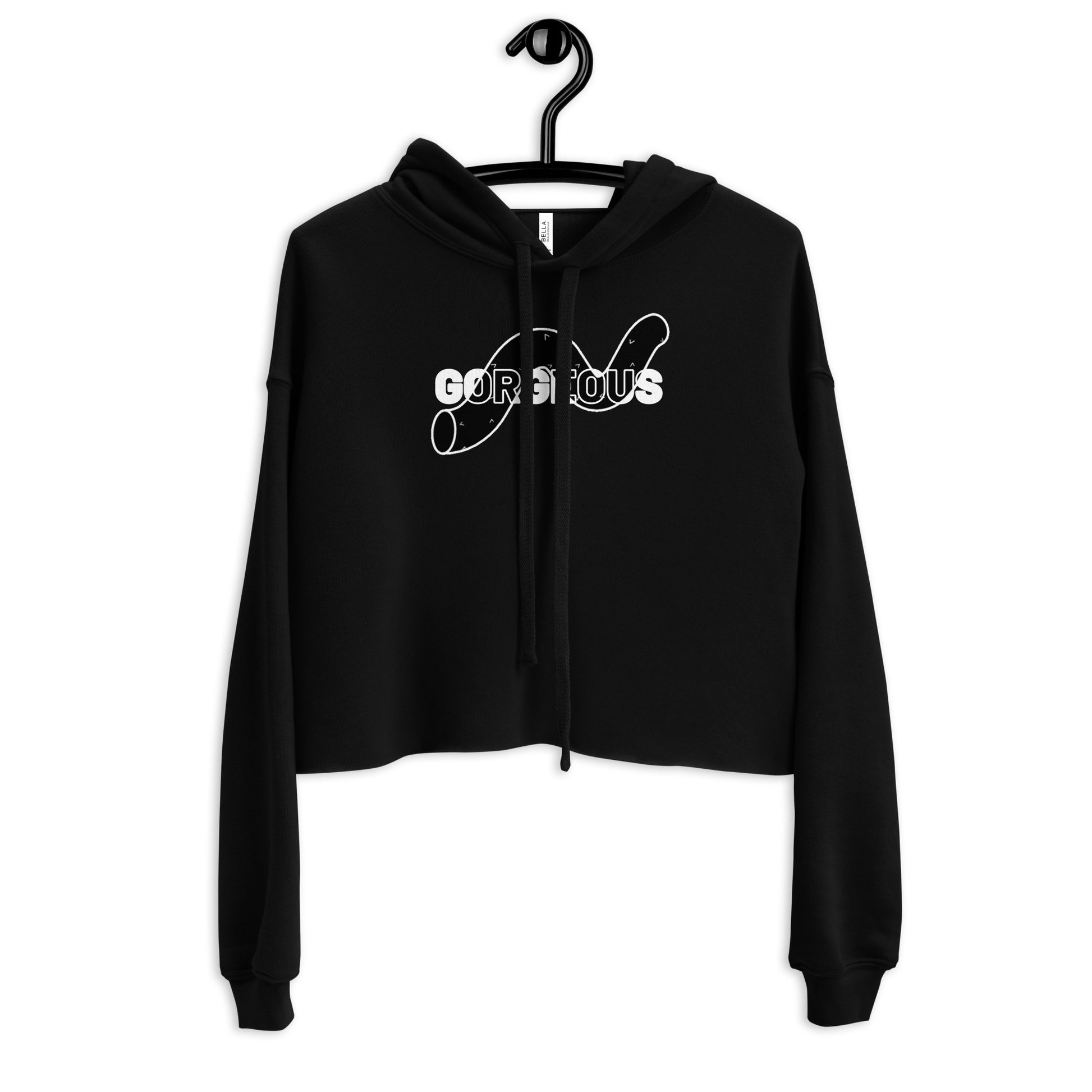 Gorgeous Opulent Allure Women's Crop Hoodie - FLAKOUT